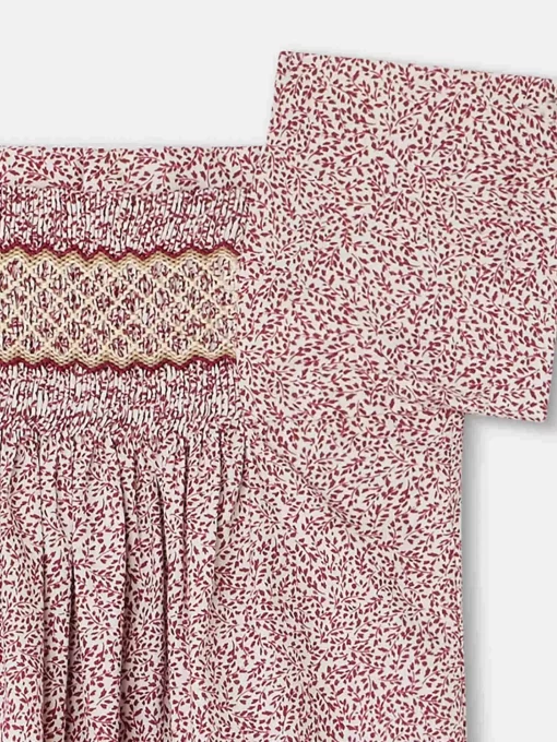 Newborn & Baby Bonpoint Dresses | Pais Smocked Dress Ruby
