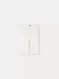 Newborn & Baby Bonpoint Bloomers, Shorts, And Pants | Pantalon Bellino Blanc Lait