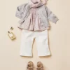 Newborn & Baby Bonpoint Bloomers, Shorts, And Pants | Pantalon Bellino Blanc Lait