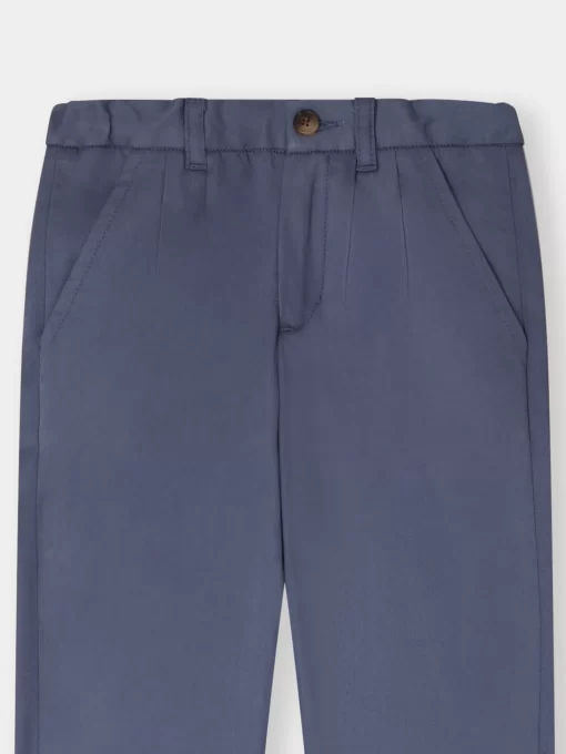 Child Bonpoint Bottoms | Pantalon Stephen Bleu Du Nord