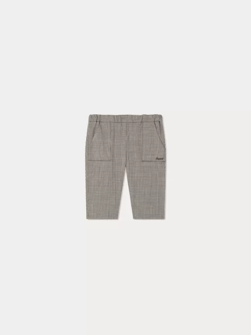 Newborn & Baby Bonpoint Bloomers, Shorts, And Pants | Pantalon Thursday Carreaux Marron