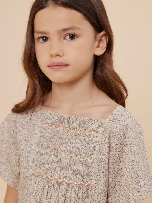 Child Bonpoint Dresses | Paysanne Smocked Dress Pink