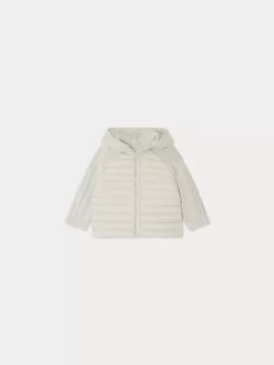 Newborn & Baby Bonpoint Outerwear | Pepito Jacket Light Grey