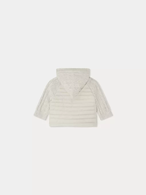 Newborn & Baby Bonpoint Outerwear | Pepito Jacket Light Grey