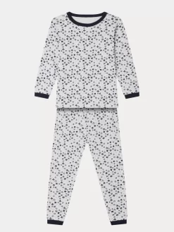 Child Bonpoint Pajamas | Planet Pajamas Heathered Gray