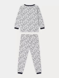 Child Bonpoint Pajamas | Planet Pajamas Heathered Gray