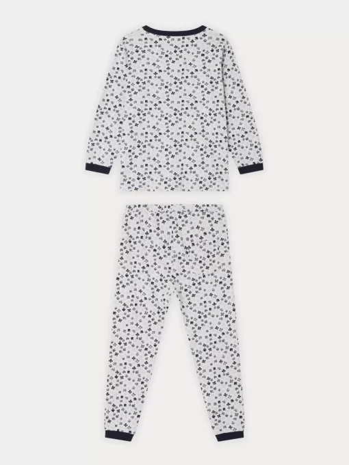 Child Bonpoint Pajamas | Planet Pajamas Heathered Gray