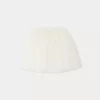 Child Bonpoint Skirts | Pois Skirt Milk White