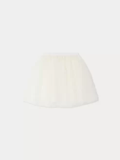 Child Bonpoint Skirts | Pois Skirt Milk White