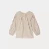 Child Bonpoint Tops | Poldie Smocked Blouse Pink Flowers