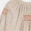 Child Bonpoint Tops | Poldie Smocked Blouse Pink Flowers