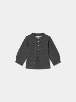 Newborn & Baby Bonpoint Tops | Polisson Shirt Medium Gray