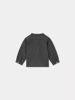 Newborn & Baby Bonpoint Tops | Polisson Shirt Medium Gray