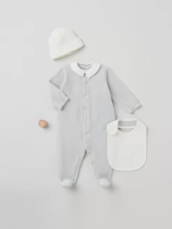 Newborn & Baby Bonpoint Curated Newborn Gift Boxes | Prestige Prince Gift Set Gray Blue