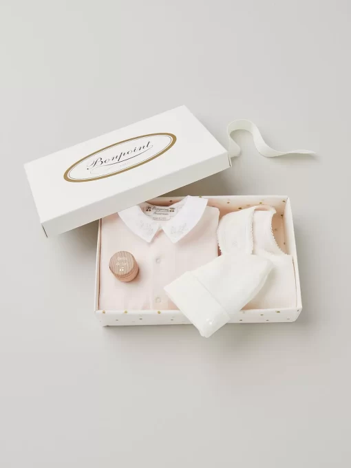 Newborn & Baby Bonpoint Curated Newborn Gift Boxes | Prestige Princesse Gift Set Light Pink
