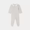 Newborn & Baby Bonpoint Onesies And Pajamas | Pyjama Tilouan Mauve Grise