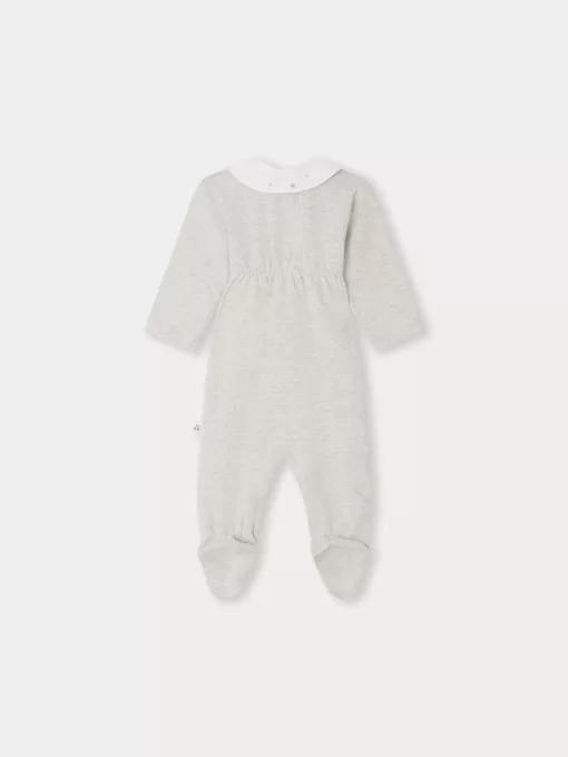 Newborn & Baby Bonpoint Onesies And Pajamas | Pyjama Tilouan Mauve Grise