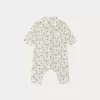 Newborn & Baby Bonpoint Pants, Bloomers, And Rompers | Reve Jumpsuit Ecru Flowers