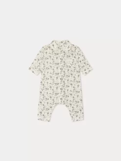 Newborn & Baby Bonpoint Pants, Bloomers, And Rompers | Reve Jumpsuit Ecru Flowers