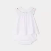 Newborn & Baby Bonpoint Dresses | Robe Amantine Blanc Lait