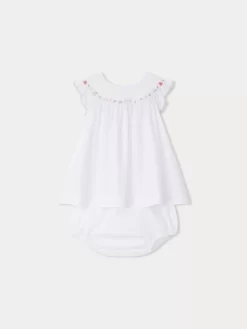 Newborn & Baby Bonpoint Dresses | Robe Amantine Blanc Lait