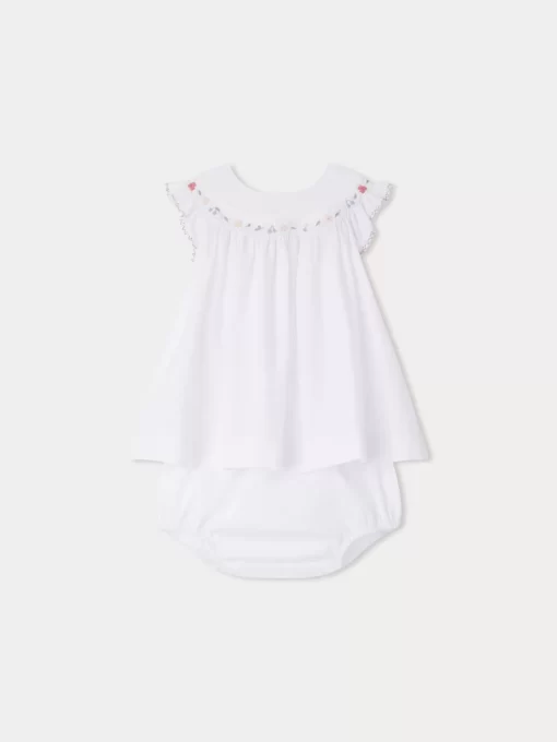Newborn & Baby Bonpoint Dresses | Robe Amantine Blanc Lait