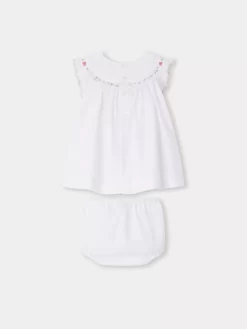 Newborn & Baby Bonpoint Dresses | Robe Amantine Blanc Lait