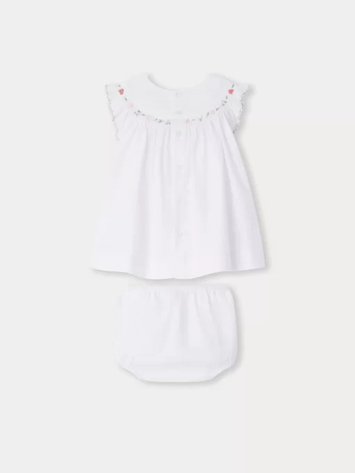 Newborn & Baby Bonpoint Dresses | Robe Amantine Blanc Lait