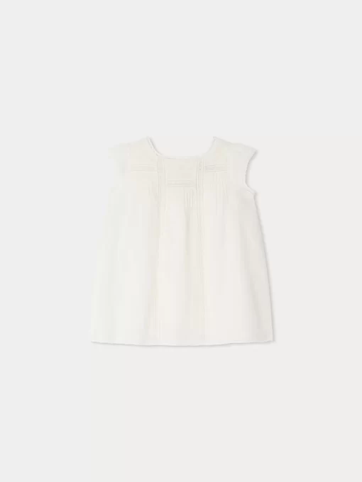 Newborn & Baby Bonpoint Dresses | Robe Angeli Blanc Lait