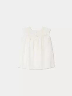 Newborn & Baby Bonpoint Dresses | Robe Angeli Blanc Lait