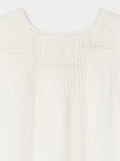 Newborn & Baby Bonpoint Dresses | Robe Angeli Blanc Lait