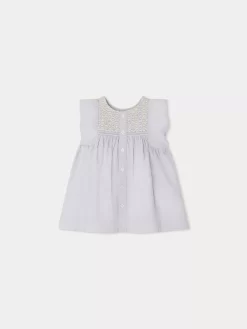 Newborn & Baby Bonpoint Dresses | Robe Cadelili Gris Clair