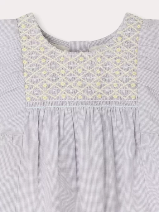 Newborn & Baby Bonpoint Dresses | Robe Cadelili Gris Clair
