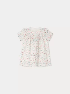 Newborn & Baby Bonpoint Dresses | Robe Falbalili Rose Poudre