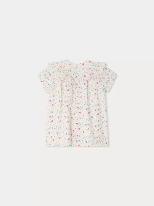 Newborn & Baby Bonpoint Dresses | Robe Falbalili Rose Poudre