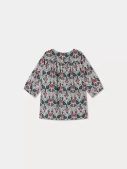 Newborn & Baby Bonpoint Dresses | Robe Smockee Felicie Fleur Figue