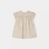 Newborn & Baby Bonpoint Dresses | Robe Smockee Joyeuse Fleurs Rose