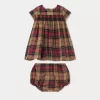 Newborn & Baby Bonpoint Dresses | Robe Smockee Maruska Camel