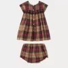 Newborn & Baby Bonpoint Dresses | Robe Smockee Maruska Camel