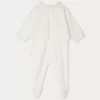 Newborn & Baby Bonpoint Onesies And Pajamas | Sage Pajamas Natural White
