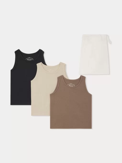 Child Bonpoint Socks And Underwear | Set Of Athis Tank Tops Ink
