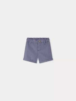 Newborn & Baby Bonpoint Bloomers, Shorts, And Pants | Short Corentin Bleu Du Nord