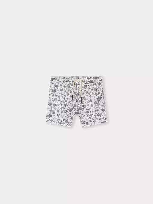 Newborn & Baby Bonpoint Accessories | Short De Bain Niagara Fleurs Tilleul