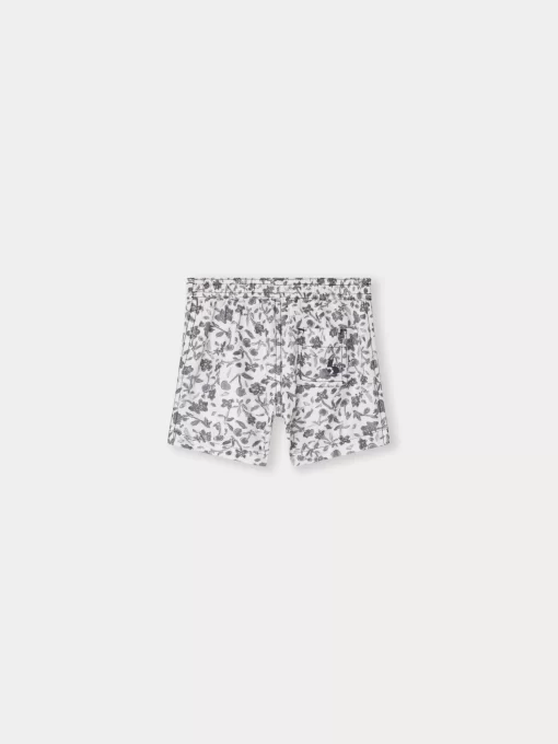 Newborn & Baby Bonpoint Accessories | Short De Bain Niagara Fleurs Tilleul