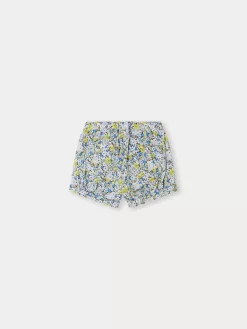 Newborn & Baby Bonpoint Bloomers, Shorts, And Pants | Short Square Fleur Bleu