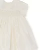 Newborn & Baby Bonpoint Dresses | Silk Taffeta Dress For Baby Milk White