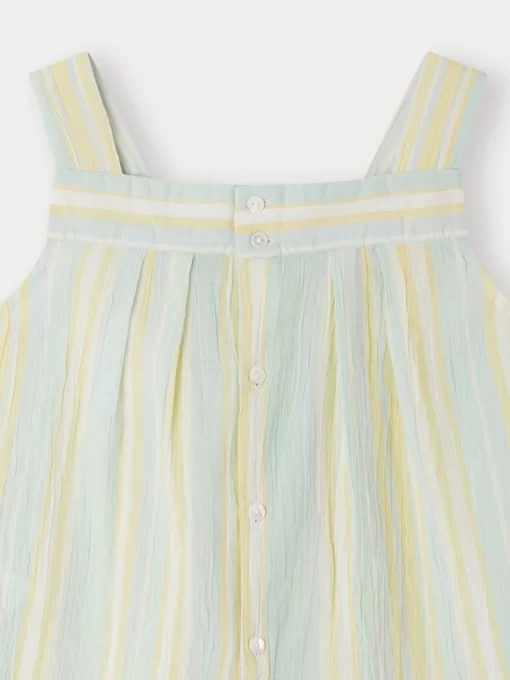 Child Bonpoint Tops | Soleil Blouse Lagoon Blue