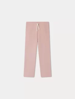 Child Bonpoint Bottoms | Solid-Colored Dalila Sweatpants Faded Pink