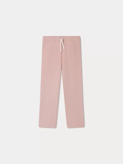 Child Bonpoint Bottoms | Solid-Colored Dalila Sweatpants Faded Pink
