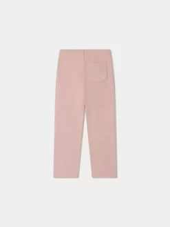 Child Bonpoint Bottoms | Solid-Colored Dalila Sweatpants Faded Pink